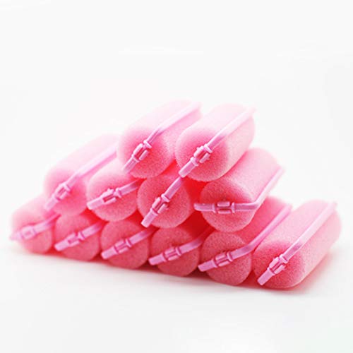 Lurrose 24 pçs esponja almofada de espuma para pentear o cabelo, modelador de cabelo esponja, ferram