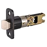 Design House 790287 2-Way Adjustable Passage Round Corner Replacement Latch, Oil Rubbed Bronze