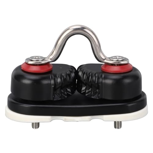 Tissting Taco para Leva Bola Bcurva Canoa Velero Bote Tacos para Leva Rodamiento Taco para Leva de Entrada rápida Aleación de Aluminio para Vela velero Kayak