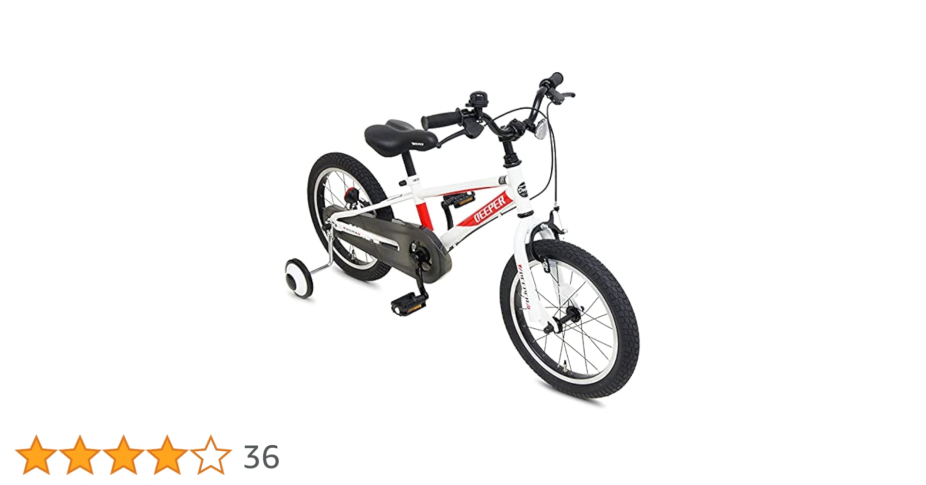DEEPER ホワイト 18インチ 子供自転車 DEEPER ホワイト 18インチ 子供自転車