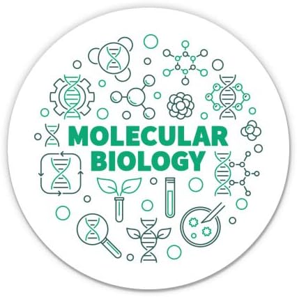 Molecular Biology - 3" Vinyl Sticker - for Car Laptop I-Pad Phone Helmet Hard Hat - Waterproof Decal