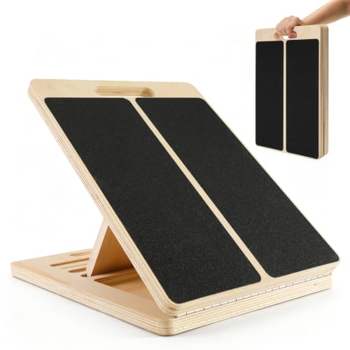 RSHEXJI Adjustable Calf Stretch Board