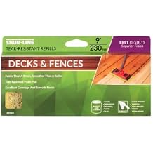 Shur-Line 2006127 9" Inch Deck & Fence Paint & Stain Pad Refill - Quantity of 2