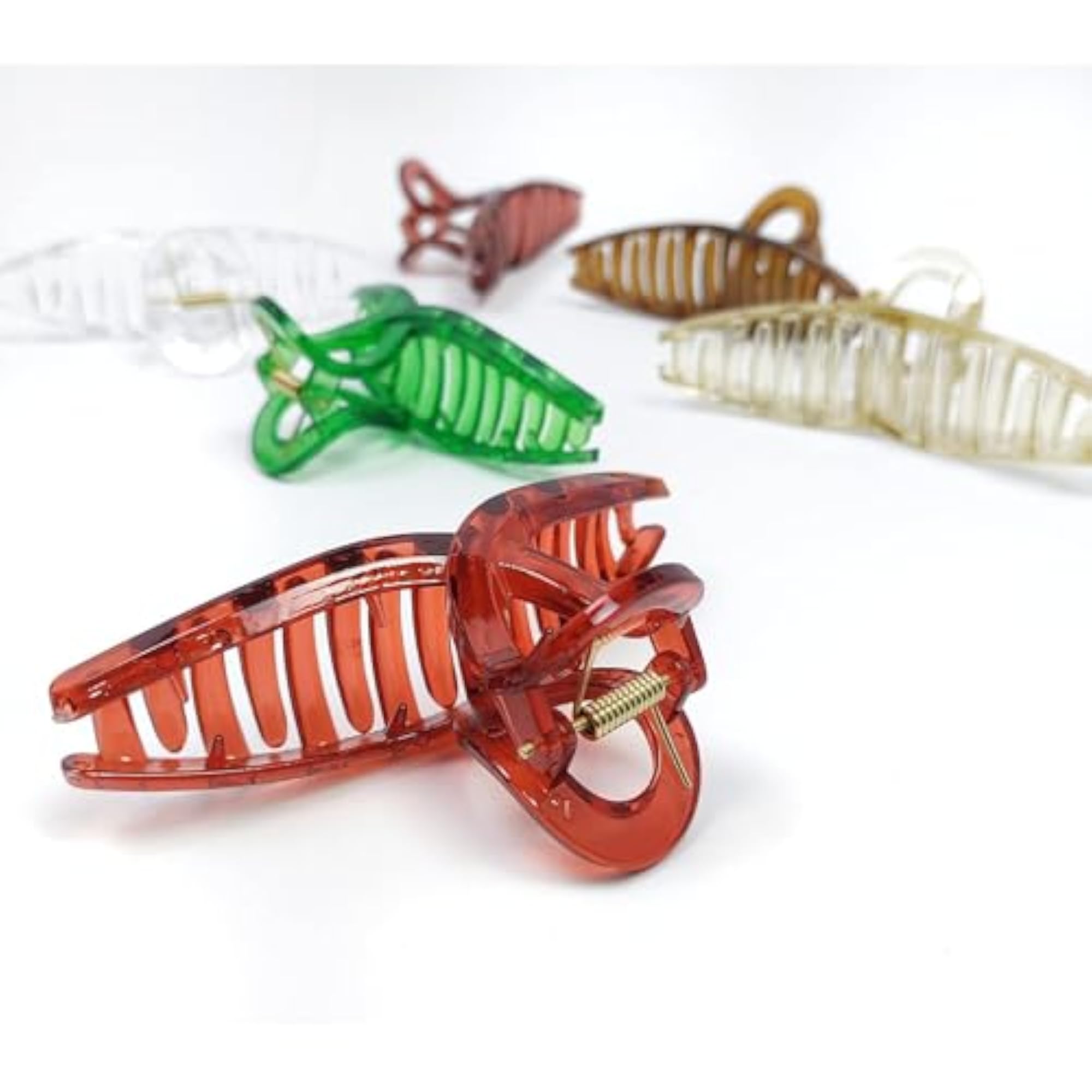 Stylish Clear Hair Clutcher for Girls