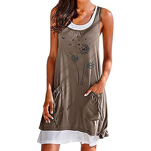 AMhomely Women's Two-Piece Summer Dress Cover