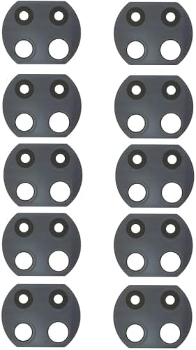 Generic Back Camera Lens Replacement Kit for Redmi Note 9 Pro 5G M2007J17C (10 pcs)
