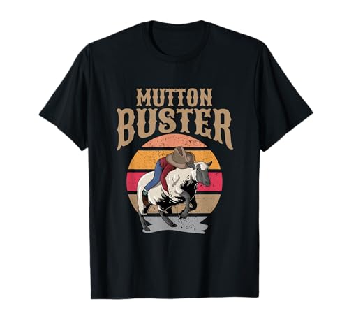 Mutton Busting Youth Rodeo Sheep Riding Event Buster T-Shirt