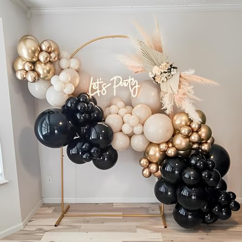 90pack Black Balloons Different Size 18/12/10/5 Inch Black Balloon Garland Arch Kit for Graduation, Wedding, Birthday, New Year, Baby Shower, Anniversary, Holiday Party Decorations - Image 7