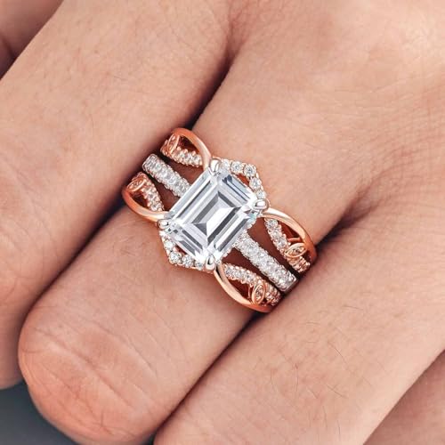 Infinity Ring Enhancer Guard for Engagement Rings 925 Sterling Silver Eternity Ring Wrap Cz Wedding Bands for Women Size 5-104