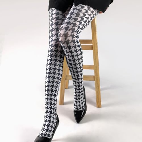 Premium 80D Fashion Colorful Opaque Tights for Women with Designs Control Top Pantyhose Patterned Stockings2