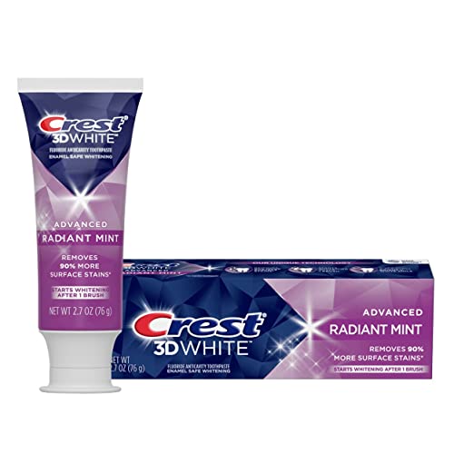Image of Crest 3D White Radiant Mint, Teeth Whitening Toothpaste, 2.7 oz