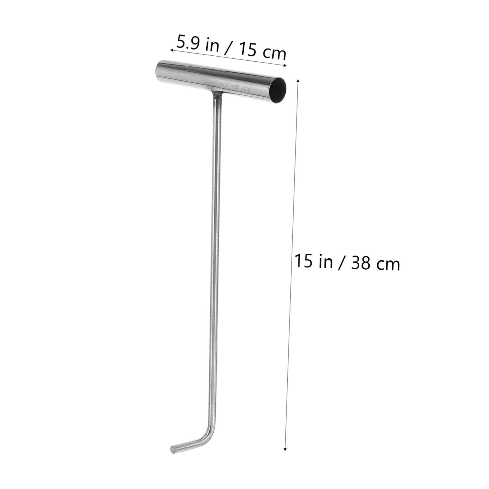 SOLUSTRE Stainless Steel Manhole Cover Hook for Hook Lifting Heavy Duty t Shaped Door Lifter