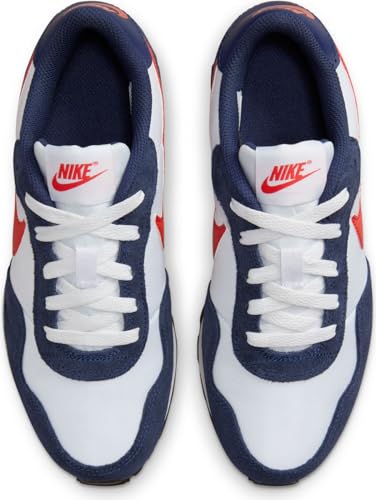 Nike MD Valiant Big Kids' Shoes (CN8558-409, Midnight Navy/White/Black/Picante Red) Size 6.54