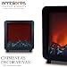 Aktive 35977 - Chimenea LED decorativa, efecto llamas, interior de troncos, 23x14,5x24,3...