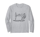 Antike Nähmaschine Langarmshirt