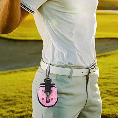 Titular da cintura da bola de golfe,Suporte de bola para bolsa de golfe com gancho de cintura - Bols