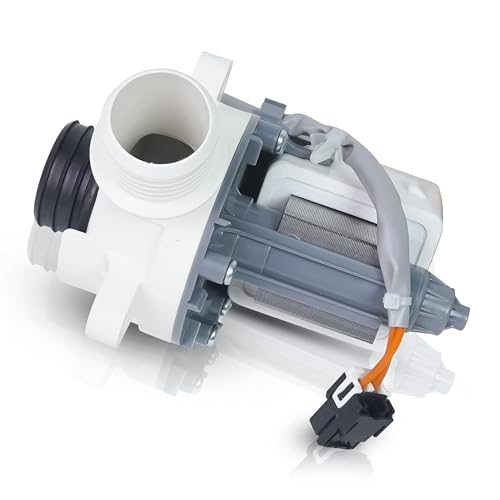 Washer Water Drain Pump Motor Replaces 290D1201G003 B30-3A02 290D1201G001 For GE Hotpoint HTW200ASK0WW HTW200ASK1WW HTW200ASK2WW HTW200ASK3WW HTW200ASK4WW HTW240ASK1WS HTW240ASK2WS HTW240ASK3WS