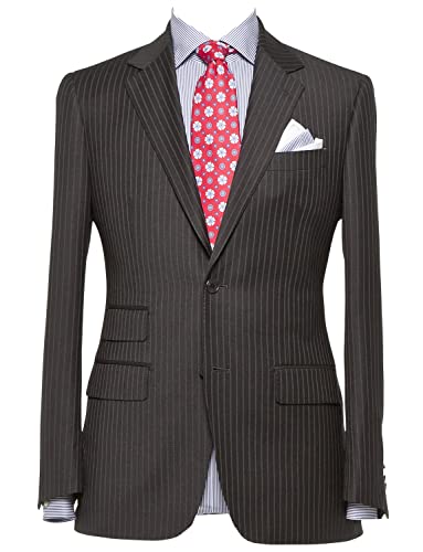 Veste de bureau homme ajustée rayée pour silhouettes élégantes