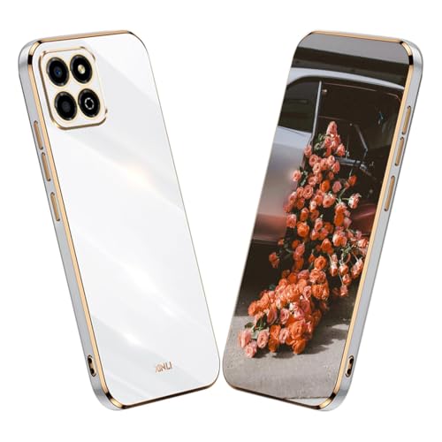 YUECXIN Case for Honor 200 Smart, Ultra Thin Luxurious Bling Soft Premium TPU Bumper Silicone Elegant Cover
