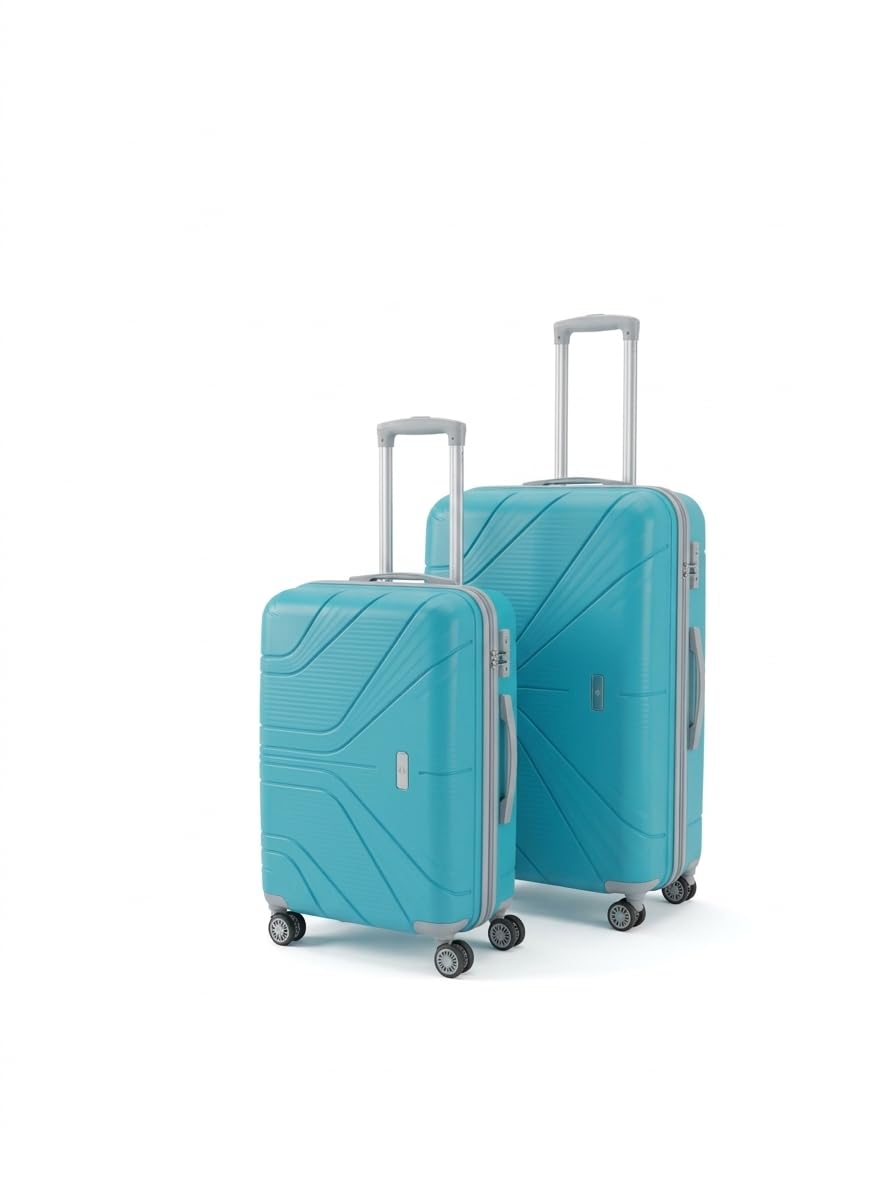 Hard Shell Trolley Luggage Set of 2, 21 Inch and 25 Inch, Spinner Wheels, Travel Suitcase (nevyblue) Hard Shell Trolley Luggage Set of 2, 21 Inch and 25 Inch, Spinner Wheels, Travel Suitcase (nevyblue)