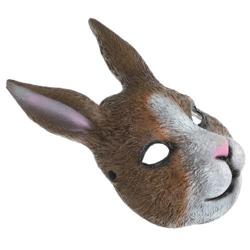 OATIPHO Portable Animal Mask for Halloween Rabbit Mask Lightweight Design Cosplay Costume Mask