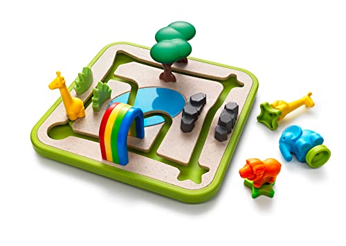 SmartGames - Safari Park Junior - Educational Brainstorming - Multi-Level Strategy Game and Skill Building - Logic and Thinking Game - 3 Years + - 1 Player - Multilingual - SG 042 by SmartGames - Image 4