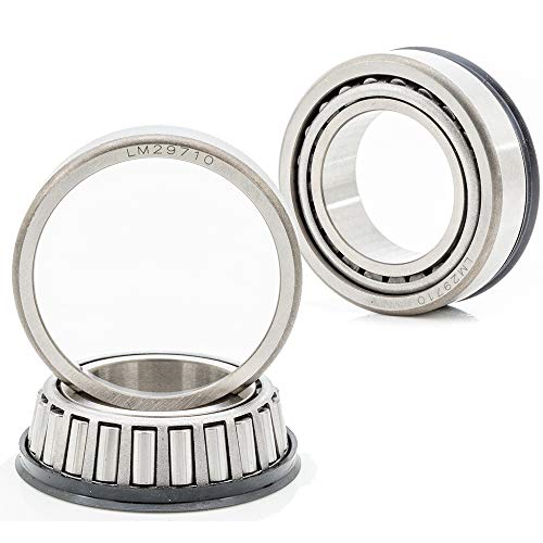 [2-Pack] LM29749LA/LM29710, 1.5'' Bore Taper Roller Bearing Cup & Cone with Seal. [Cross Reference: Set 70]
