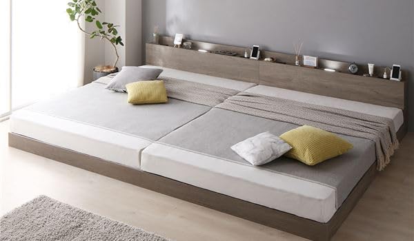 ショッピング特売 ベッド ワイドキング 240(S+D) ポケットコイル