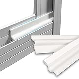 Autoadhesivo, fácil de instalar: el deflector de aire para puertas con fuerte adhesivo de goma de rejilla, fácil de instalar y no hay necesidad de desmontar tus ventanas o puertas. En primer lugar, determine el lugar y el tamaño que desea sellar, luego corte la longitud requerida, retire la película trasera y pegue la tira de sellado en el lugar original.