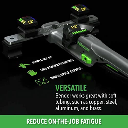 Hilmor 1839032 Cbk Compact Bender Kit, 1/4" To 7/8" - Hvac Tools And Equipment For Tube And Pipe Bending, Black #TOP6