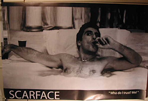Grand poster Scarface 102x152 cm - Impression haute définition sur papier épais