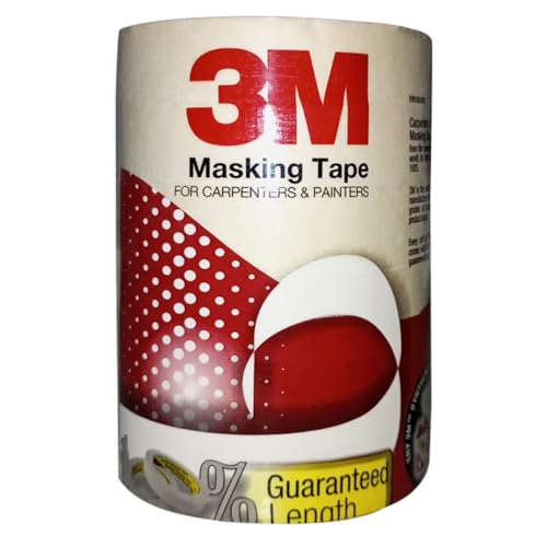 Image of 3M General Purpose Masking Tape, 48 mm x 20 m (3 Rolls /Pack)