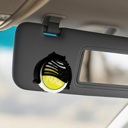 Image of Car Visor Clip Holder for ZYN,Suitable for cans of 2.75 inch*0.78 inch,Universal high-Temperature Resistant Sun Visor Accessories for Bag cansInterior Car Accessories for Organization(Flag)