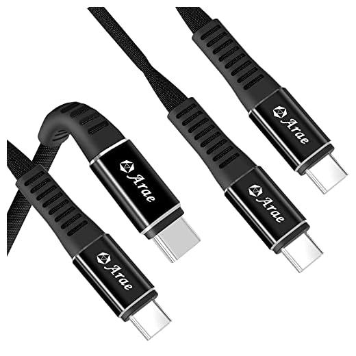 2 Pack 6 Ft USB C to USB C Cable for iPhone 17 Charger Cord, 60W C to C Cable Fast Charging for iPad, for iPhone 17 Air 16 15 Pro Max,S25/S24 USBC to USBC Cable