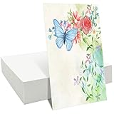 5' x 7' 60Pcs White Cotton Watercolor Paper Bulk Kids Water Color Paper for for Student Adults Painting Art Works Drawing Supplies