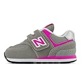 New Balance Baby-Mädchen 574 Sneaker, Grau, 26 EU