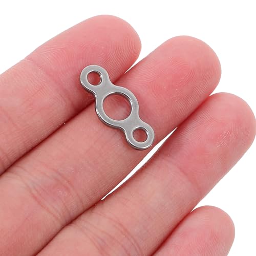 SOLUSTRE 20 Pçs Clipes De Pesca De Metal Acessório De Pesca Ao Livre Clipes De Pesca Portátil