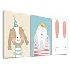 Leuke Baby Dier Foto’s Prints voor Kwekerij Muur Decor Meisjes Slaapkamer Speelkamer Decoraties Konijn Hond Unframed
