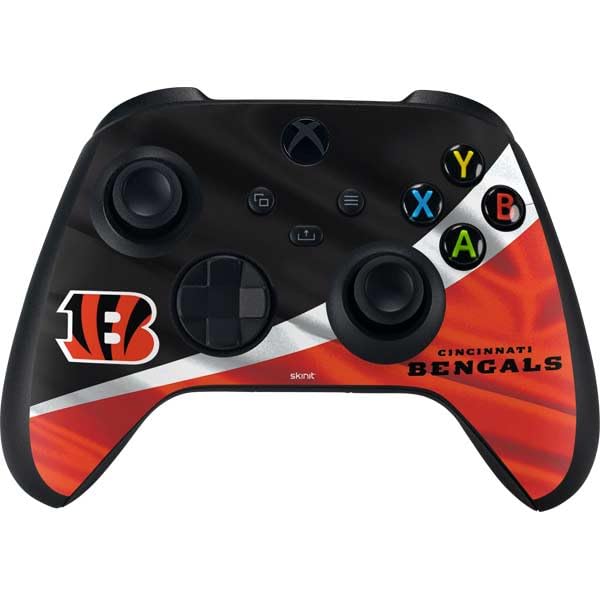 Skinit Decal Gaming Skin Compatible with Xbox Series X Bundle - Officially Licensed NFL Cincinnati Bengals Design