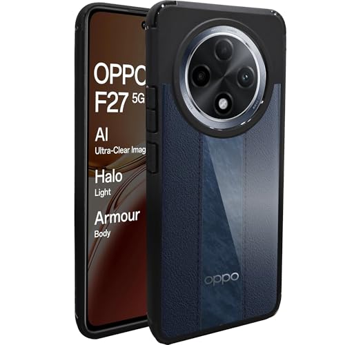 Image of A rtistque Hard Clear Back Cover Case for Oppo F27 5G | Shockproof TPU | Acrylic Armor | Stylish Protective Design - Transparent