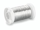 silver wire gauge chart im Beutel mit Euroloch Knorr Prandell 216464718 Silberdraht Ø 0,25 mm 50 m, versilbert mit Kupferkern