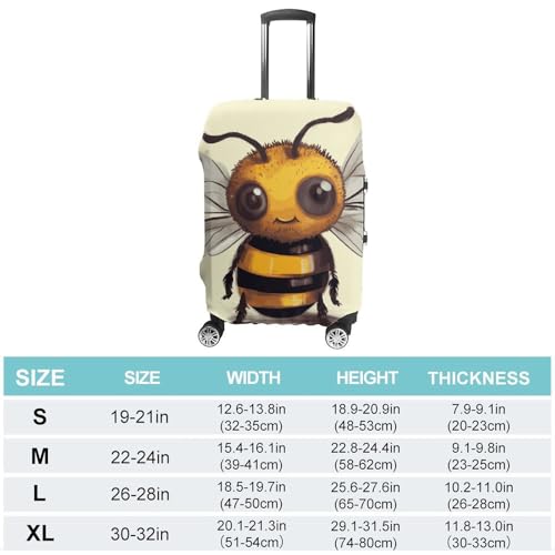 Cute Animal Luggage Cover, Washable Elastic Suitcase Cover Protector Fit 18-32 Inch Luggage2