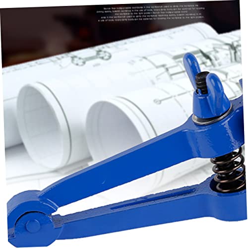 Pince à main serrer polyvalent Holibanna petit étau fixe bleu - 8