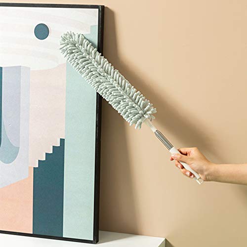 MA Lvjkes Uitschuifbare Microfiber Stofdoek, Veer Duster Telescopisch, Cobweb Duster met RVS Handgrepen en Buigbare… - Image 8