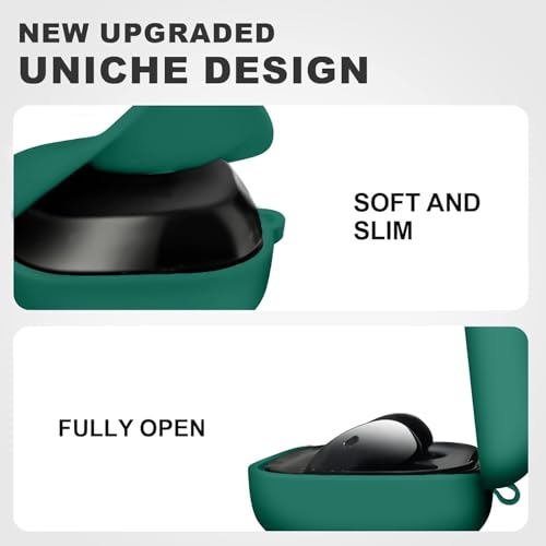 Image of Soft Silicone Case Cover for Samsung Galaxy Buds Core (Green)