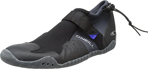 O'Neill Superfreak 2mm Tropical Round Toe Neoprene Boot, Textured Rubber Sole for Surfing, Paddleboarding, Snorkeling, Black, 12