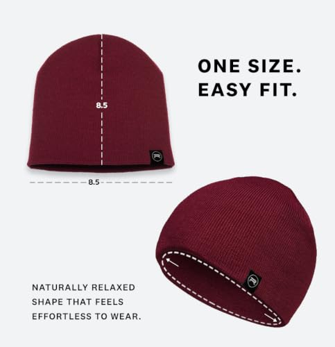 Image of Revony Evony Beanie Cap - Soft Knit Beanie Hat - Warm and Durable
