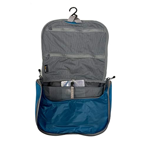 Image of Sea to Summit Large Hanging Toiletry Bag, Travel Organizer for Men and Women, Pacific Blue
