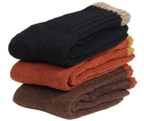 Image of BomKinta Boot Socks for Women Winter Solid Thick Warm Socks Cozy Crew Socks Christmas Gift