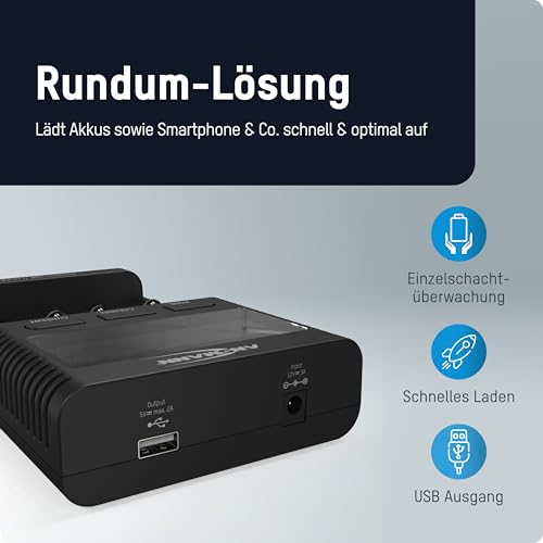 Ansmann Powerline 4 Ultra NiCd, NiMH, LiIon Micro